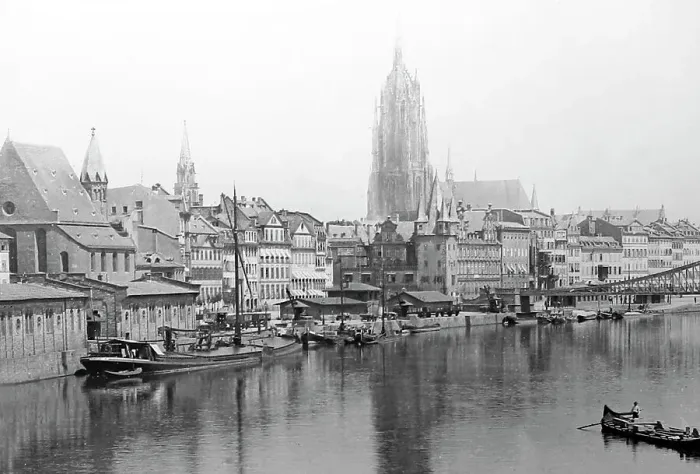 Framed Print : Frankfurt, Germany, Victorian period Framed Print : Frankfurt, Germany, Victorian period