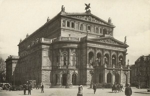 The Frankfurt am Main old opera house