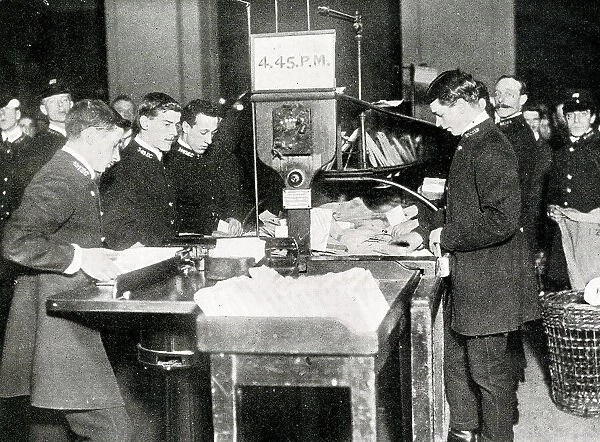Franking machine at the London General Post Office