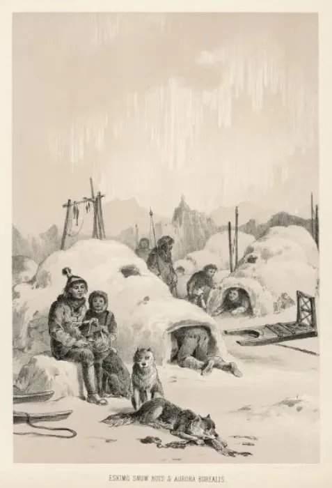 Framed Print : Franklin / Land Expedition Framed Print : Franklin / Land Expedition