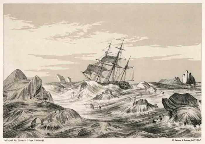 Framed Print : Franklin / Trent in Floes Framed Print : Franklin / Trent in Floes