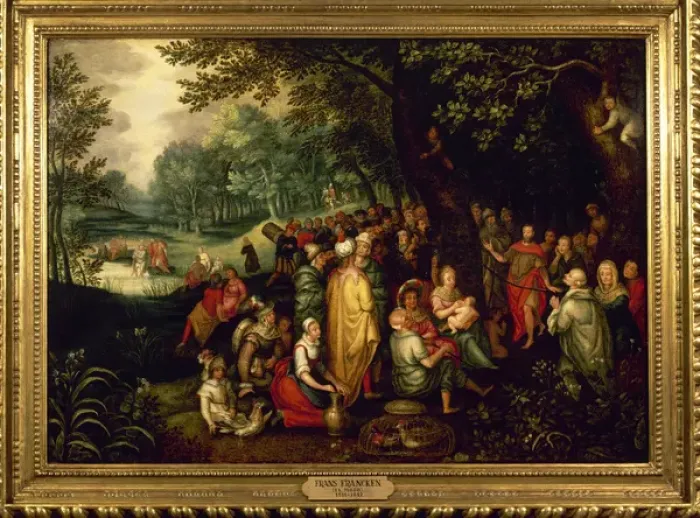 Framed Print : Frans Francken the Younger (1581-1642). Flemish painter. Sce Framed Print : Frans Francken the Younger (1581-1642). Flemish painter. Sce