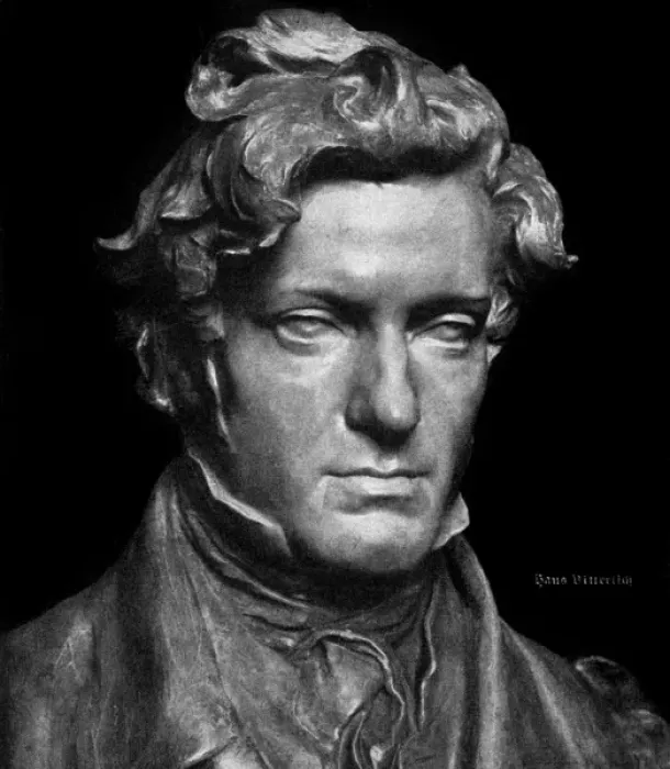 Framed Print : Franz Grillparzer Bust Framed Print : Franz Grillparzer Bust