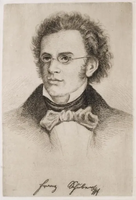 Framed Print : Franz Schubert / Anon Framed Print : Franz Schubert / Anon