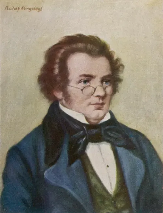 Framed Print : Franz Schubert / Klingsbog Framed Print : Franz Schubert / Klingsbog