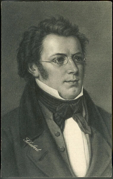 Franz Schubert  /  Postcard