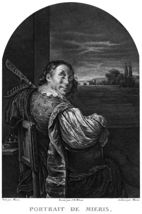 Framed Print : Franz Van Mieris - 2 Framed Print : Franz Van Mieris - 2