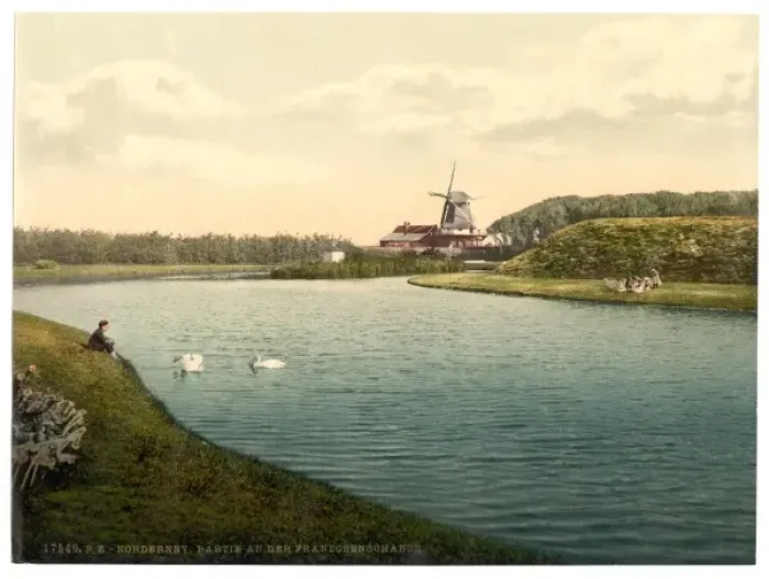 Framed Print : The Franzosenschanze, Norderney, Germany Framed Print : The Franzosenschanze, Norderney, Germany