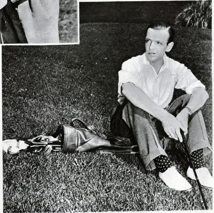 Framed Print : Fred Astaire golfing Framed Print : Fred Astaire golfing