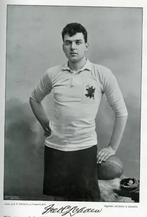 Framed Print : Fred C Lohden, England International Rugby player Framed Print : Fred C Lohden, England International Rugby player