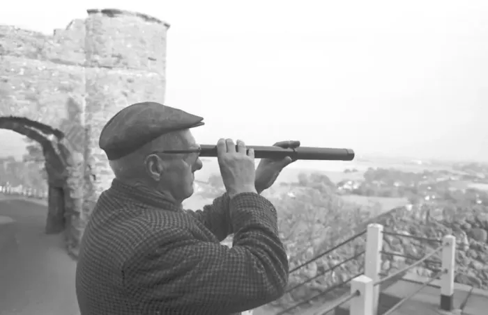 Framed Print : Fred Curd, watchman at Rye, Sussex