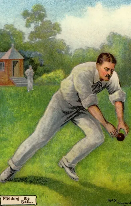 Framed Print : Fred Howard. Cricket 5 Framed Print : Fred Howard. Cricket 5