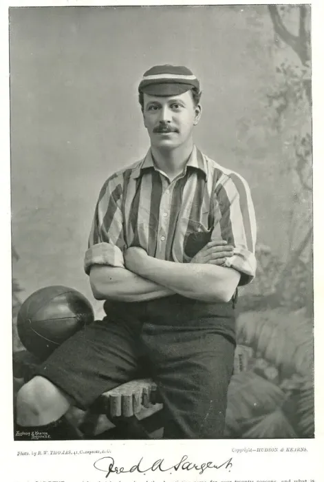 Framed Print : Fred A Sargent, athlete, cricketer, Watford Rovers FC Framed Print : Fred A Sargent, athlete, cricketer, Watford Rovers FC