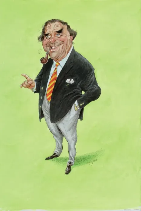 Framed Print : Freddie Trueman - Cricket commentator Framed Print : Freddie Trueman - Cricket commentator