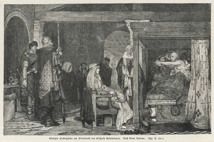 Framed Print : FREDEGONDE ACCUSED Framed Print : FREDEGONDE ACCUSED