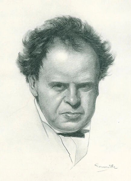 Frederic Lamond. A portrait sketch of the Scottish classical pianist