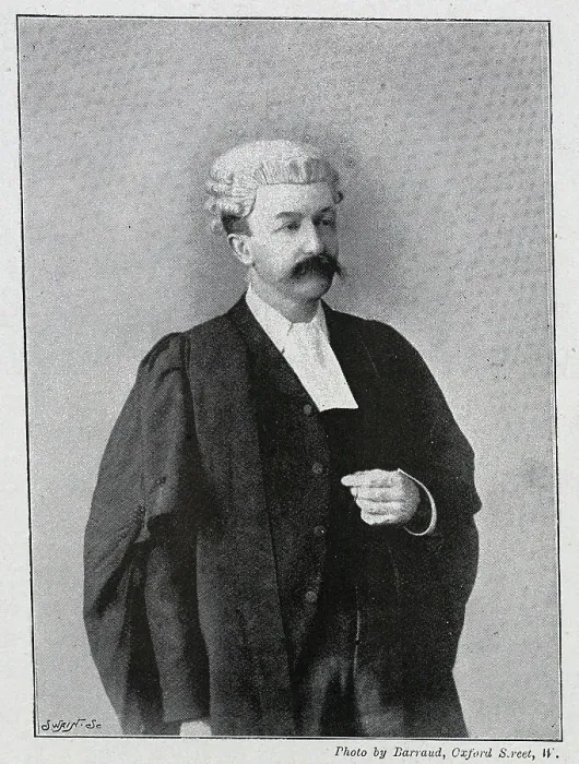 Framed Print : Frederic Weatherly, songwriter and barrister