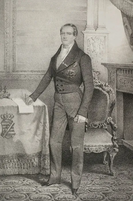 Framed Print : Frederick Augustus II of Saxony (1797-1854). King Framed Print : Frederick Augustus II of Saxony (1797-1854). King