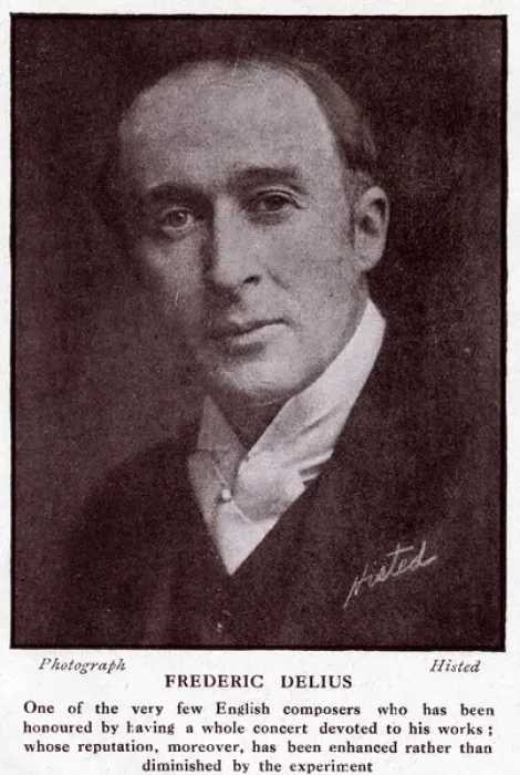 Framed Print : Frederick Delius, British composer Framed Print : Frederick Delius, British composer