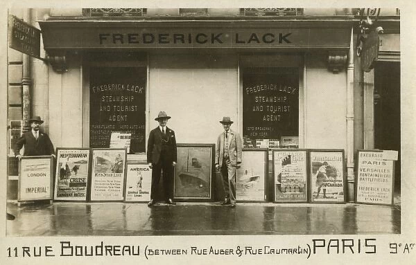 Frederick Lack, steamship and tourist agent