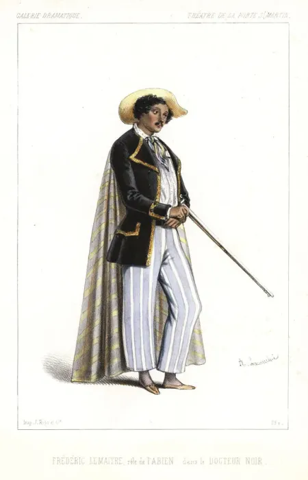 Framed Print : Frederick Lemaitre as Fabien in Le Docteur Noir, 1846 Framed Print : Frederick Lemaitre as Fabien in Le Docteur Noir, 1846