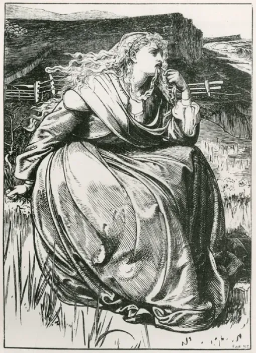 Framed Print : If by Frederick Sandys Framed Print : If by Frederick Sandys