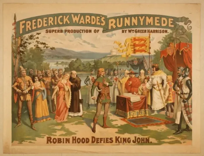 Framed Print : Frederick Wardes superb production of Runnymede by Wm. Gree Framed Print : Frederick Wardes superb production of Runnymede by Wm. Gree