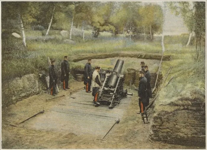 Framed Print : French 220 Mortar Framed Print : French 220 Mortar