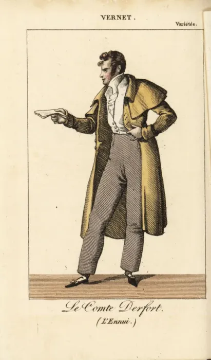 Framed Print : French actor Charles Edme Vernet as le Comte Framed Print : French actor Charles Edme Vernet as le Comte