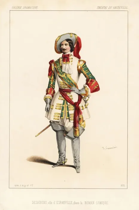 Framed Print : French actor Desbirons as Esparville in Le Framed Print : French actor Desbirons as Esparville in Le