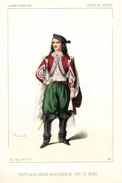 Framed Print : French actor Hugues Bouffe as Zarillo in Le Framed Print : French actor Hugues Bouffe as Zarillo in Le
