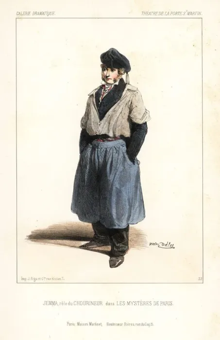 Framed Print : French actor Jemma in Chourineur in Les Mysteres Framed Print : French actor Jemma in Chourineur in Les Mysteres