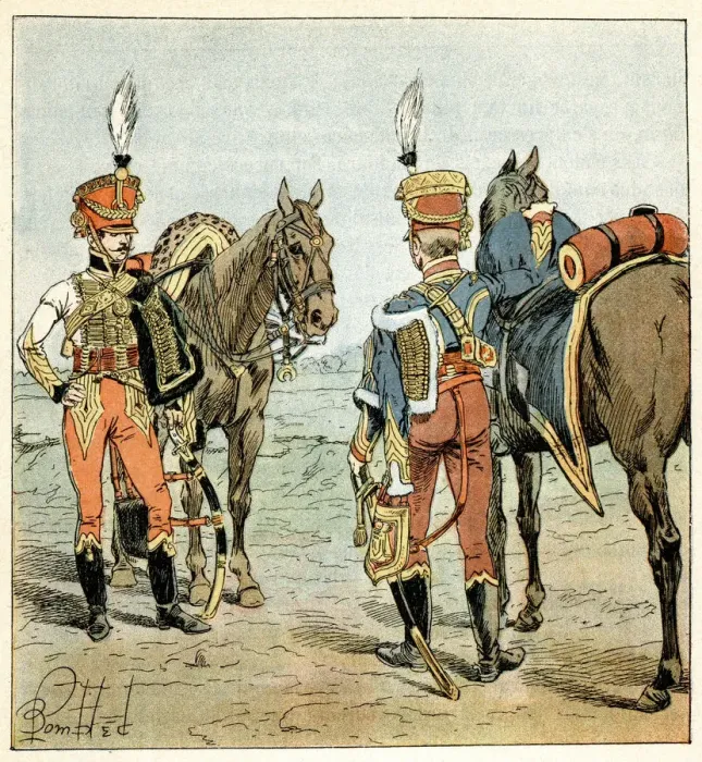 Framed Print : French aides du camp Framed Print : French aides du camp