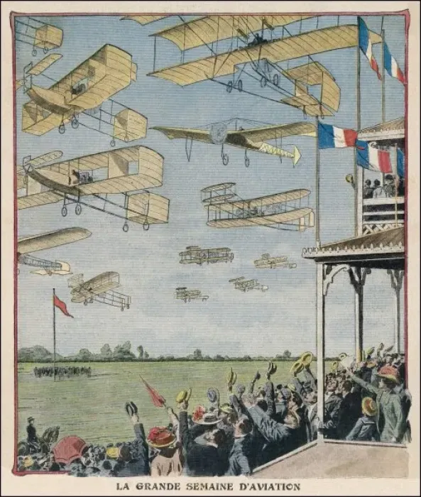 Framed Print : French Airshow C1909 Framed Print : French Airshow C1909