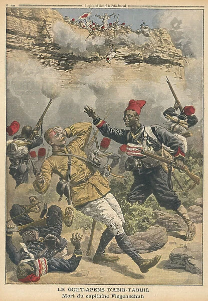 French Ambush Chad Events Africa 1910 Ambushed