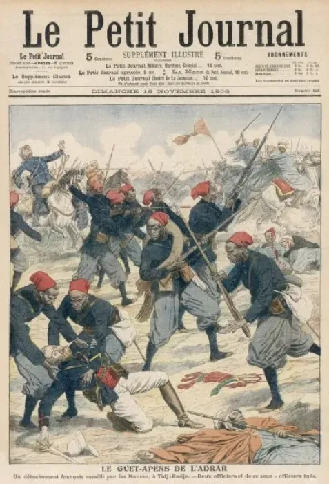 Framed Print : French Ambushed / Morocco Framed Print : French Ambushed / Morocco