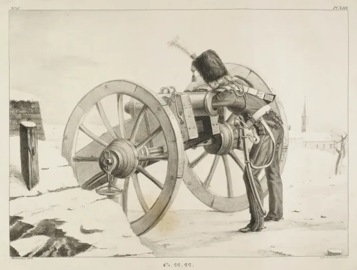 Framed Print : French Artillery - 16 Framed Print : French Artillery - 16
