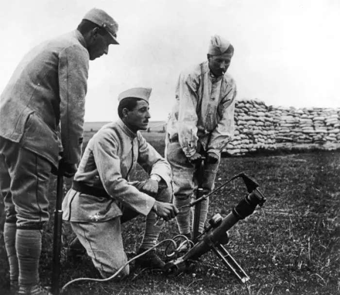 Framed Print : French artillery WWI Framed Print : French artillery WWI