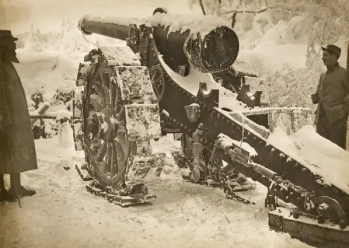 Framed Print : French artillery WWI Framed Print : French artillery WWI