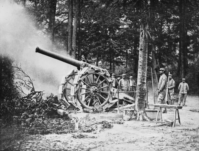 Framed Print : French artillery WWI Framed Print : French artillery WWI