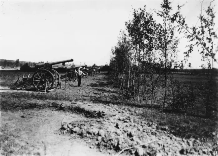 Framed Print : French artillery WWI Framed Print : French artillery WWI