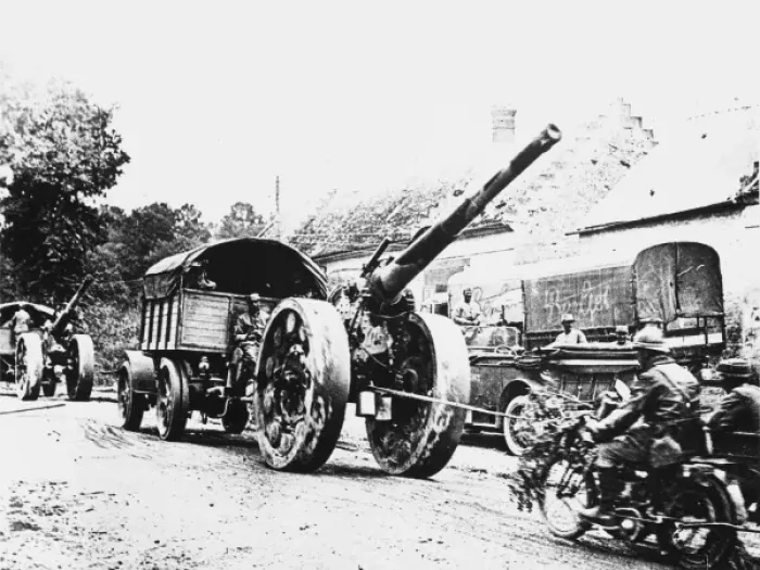 Framed Print : French artillery WWI Framed Print : French artillery WWI