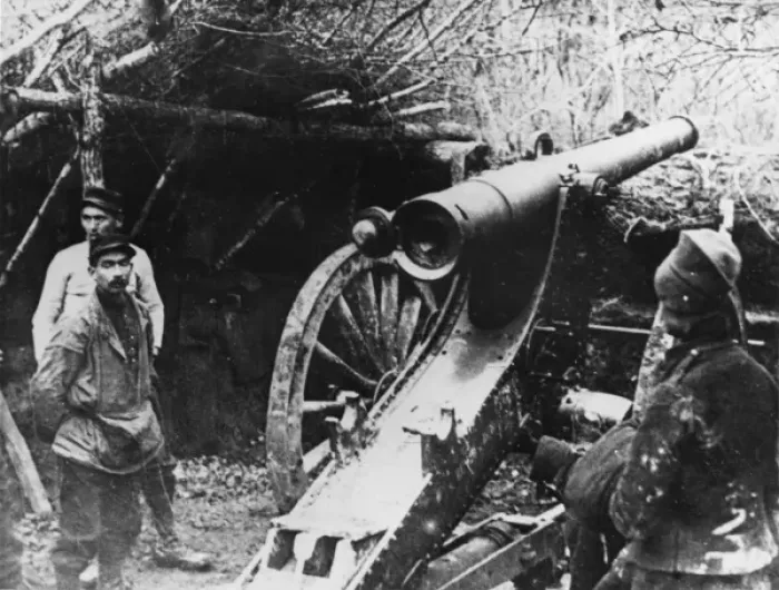 Framed Print : French artillery WWI Framed Print : French artillery WWI