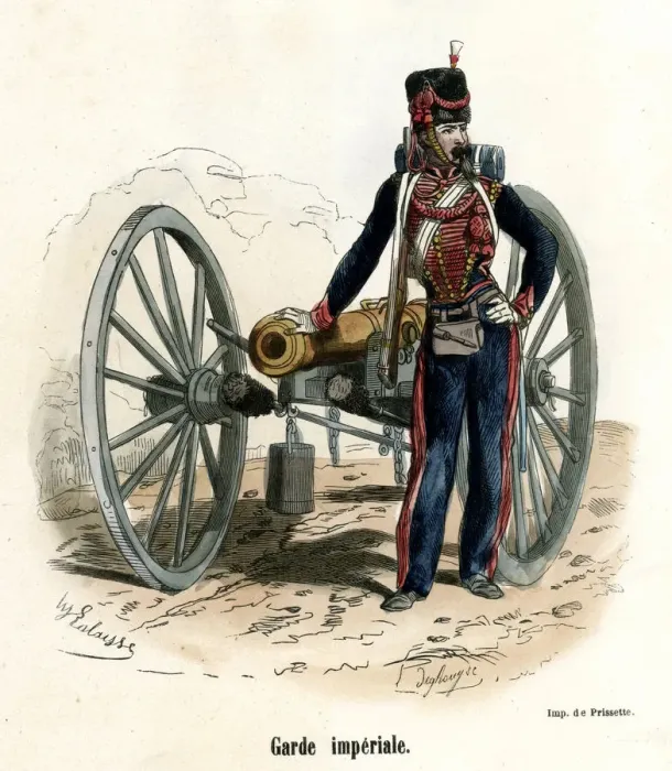 Framed Print : FRENCH ARTILLERYMAN Framed Print : FRENCH ARTILLERYMAN