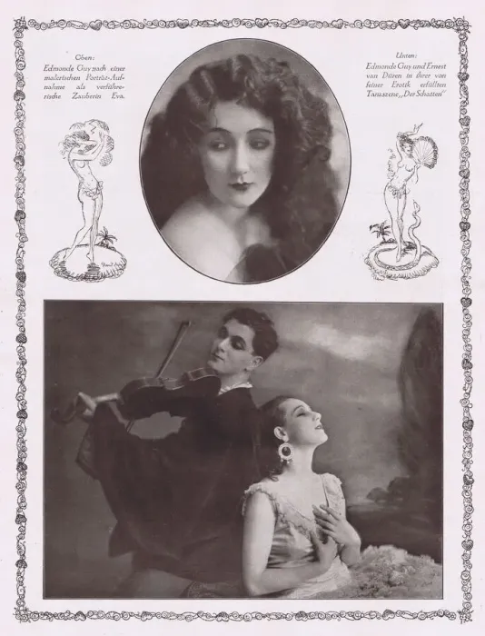 Framed Print : The French artists Edmonde Guy and Van Duren in Herman Hallers Noch und Noch Framed Print : The French artists Edmonde Guy and Van Duren in Herman Hallers Noch und Noch
