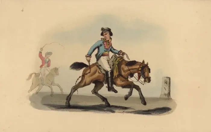 Framed Print : French Avant Courier, circa 1815 Framed Print : French Avant Courier, circa 1815
