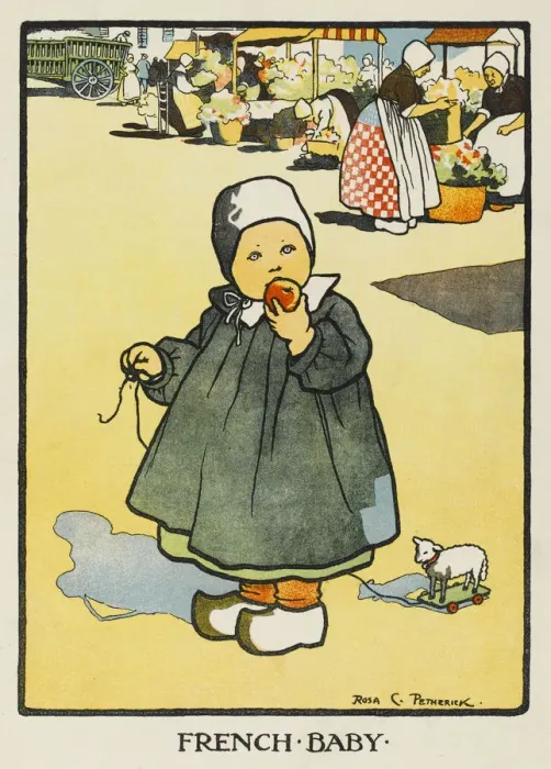 Framed Print : French Baby / Early 20Th Framed Print : French Baby / Early 20Th