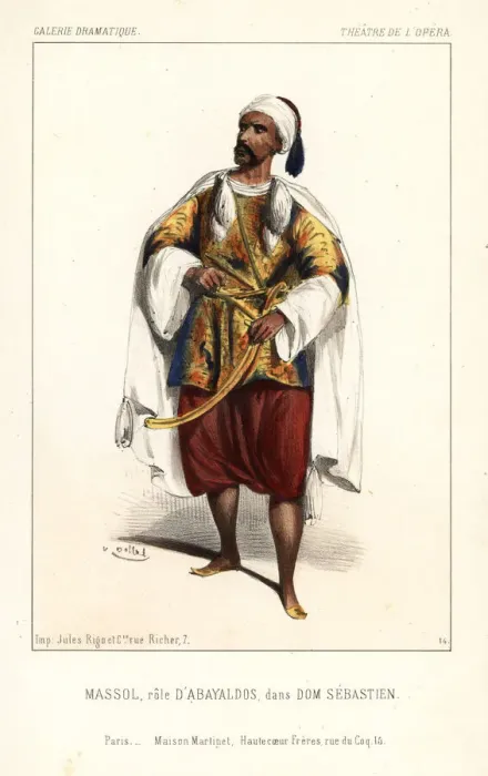 Framed Print : French baritone Jean-Etienne Massol as Abaldos Framed Print : French baritone Jean-Etienne Massol as Abaldos