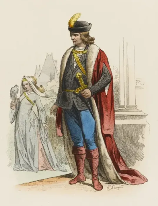 Framed Print : French Baron, Baroness Framed Print : French Baron, Baroness