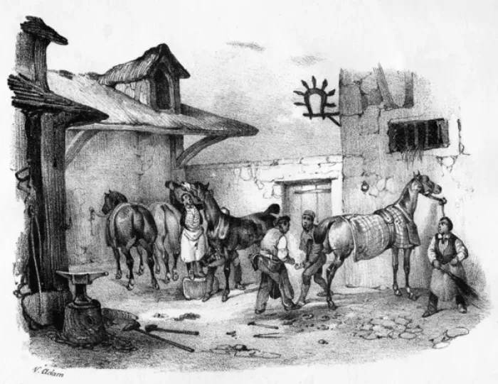 Framed Print : French Blacksmith Framed Print : French Blacksmith